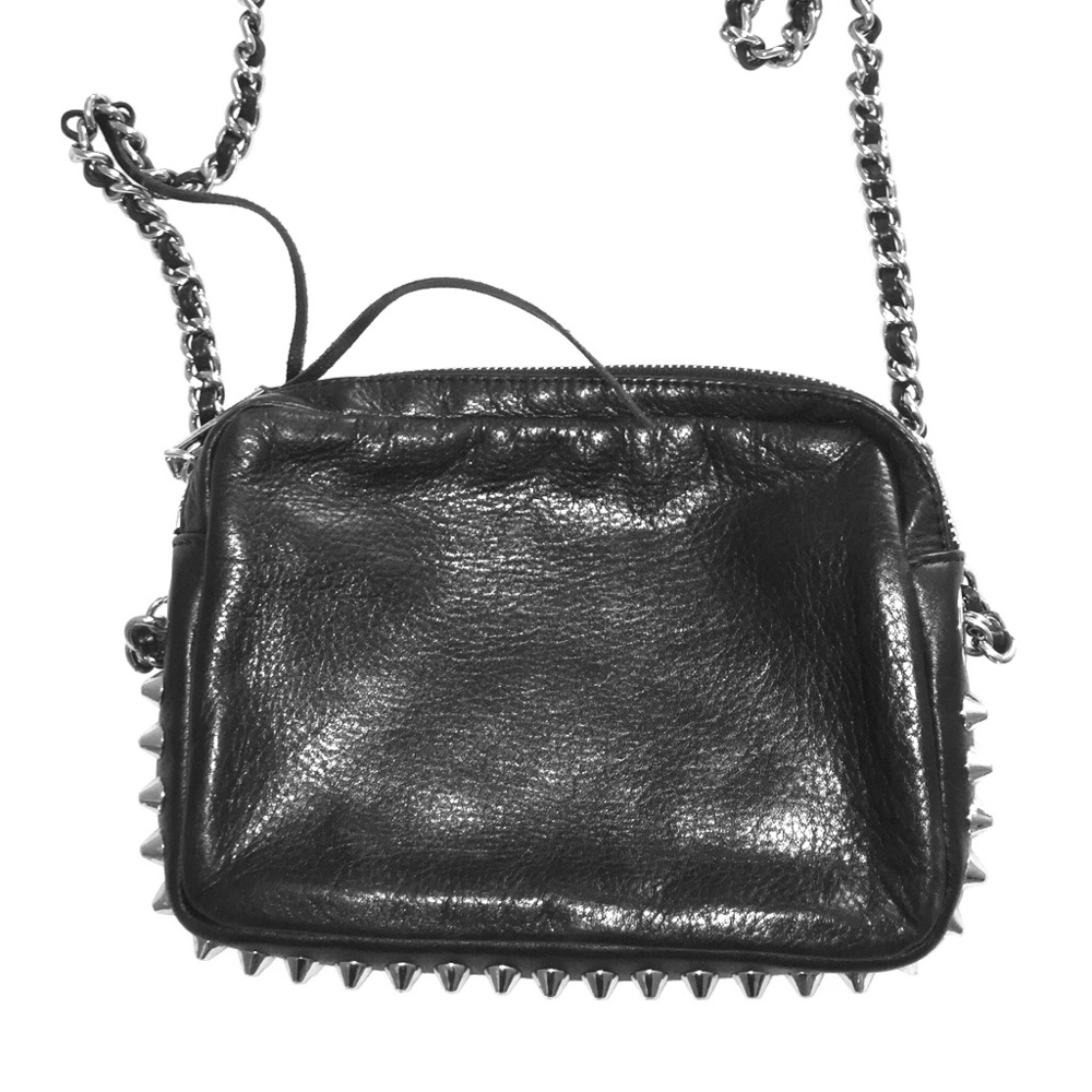 Rebecca Minkoff Flirty Black Spike Crossbody Purse